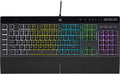 K55 RGB PRO - Dynamic RGB Backlighting - Six Macro Keys with Elgato Stream Deck Software Integration - IP42 Dust and Spill Resistant - Detachable Palm Rest - Dedicated Media and Volume Keys