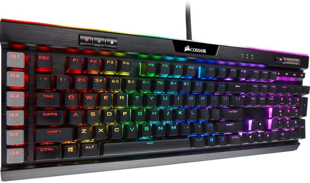 K95 RGB Platinum XT Mechanical Gaming Keyboard, Backlit RGB LED, Cherry MX RGB Brown, Black